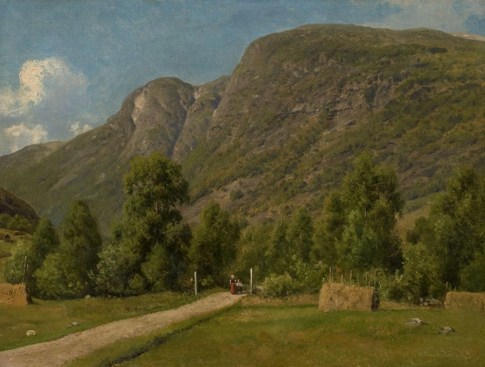 Paesaggio montuoso in Norvegia, 1908